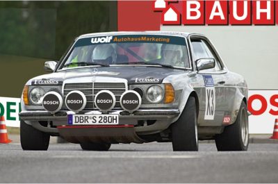 Mercedes W123 280ce Gruppe 2 Rallye Version Aufbau Eines Historischen Rallye Fahrzeugs